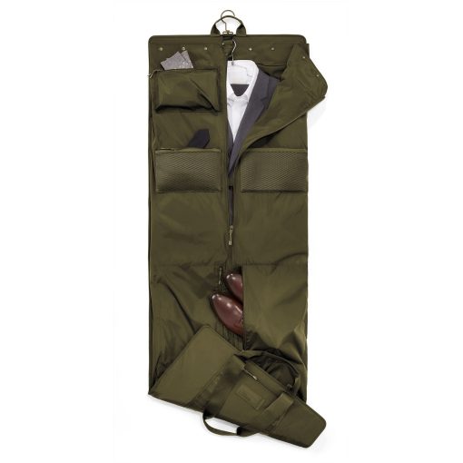 Capri Garment Bag in Dark Moss - Image 3