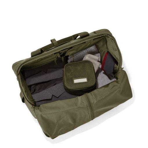 Monaco Garment Duffle in Dark Moss - Image 4