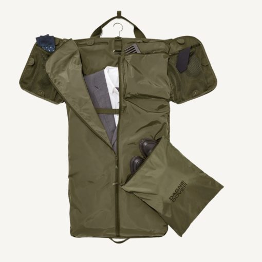 Monaco Garment Duffle in Dark Moss - Image 5