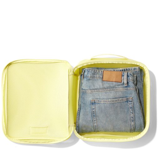 Roma Packing Cube in Citrine Air Mesh. Large - Image 2