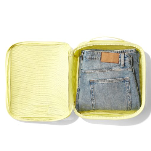 Roma Packing Cube in Citrine Air Mesh. Large - Image 5