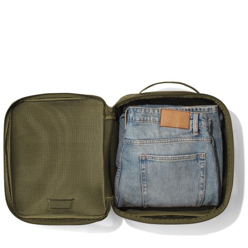 Roma Packing Cube in Dark Moss Air Mesh. Large - Image 2