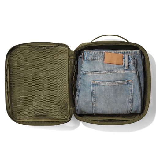 Roma Packing Cube in Dark Moss Air Mesh. Large - Image 5