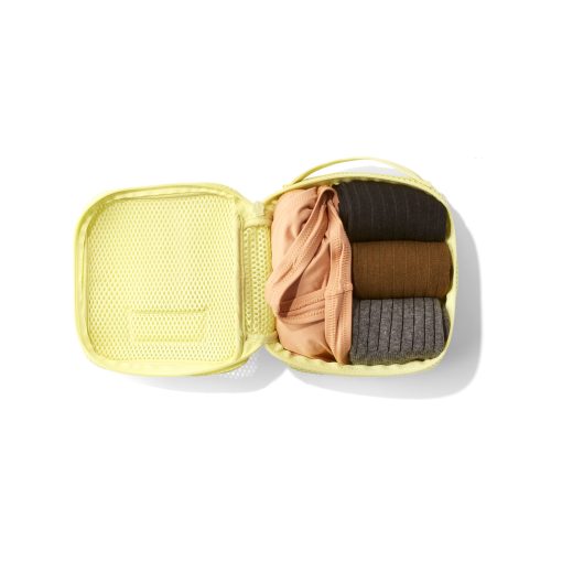 Roma Packing Cube in Citrine Air Mesh. Small - Image 5