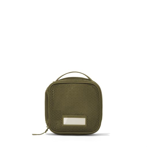 Roma Packing Cube in Dark Moss Air Mesh. Small