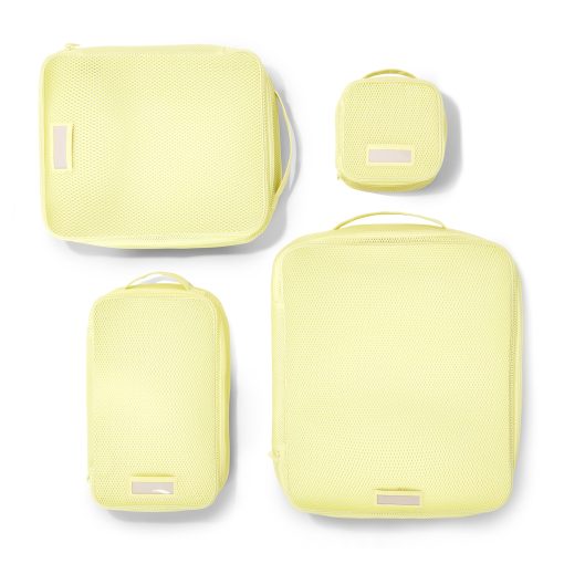 Roma Packing Cube in Citrine Air Mesh. Large - Image 7