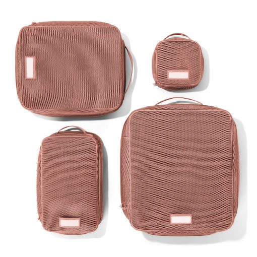 Roma Packing Cube in Warm Dust Air Mesh. Large - Image 7