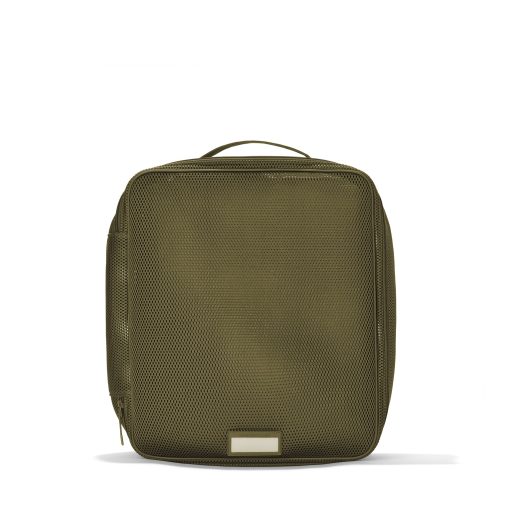 Roma Packing Cube in Dark Moss Air Mesh. Extra Large