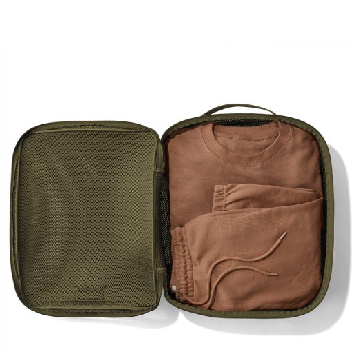 Roma Packing Cube in Dark Moss Air Mesh. Extra Large - Image 2