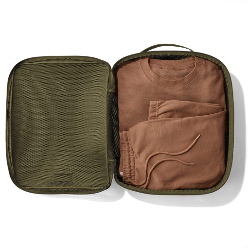 Roma Packing Cube in Dark Moss Air Mesh. Extra Large - Image 5