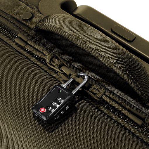 Sydney Checked Luggage in Dark Moss. Smaller - 25 inch - Image 8