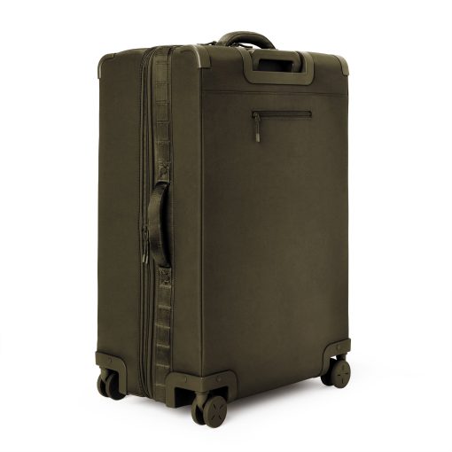 Sydney Checked Luggage in Dark Moss. Larger - 28.5 inch - Image 3
