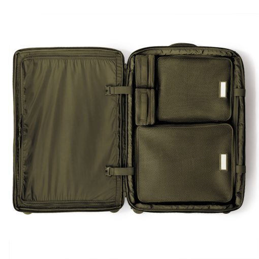 Sydney Checked Luggage in Dark Moss. Larger - 28.5 inch - Image 6