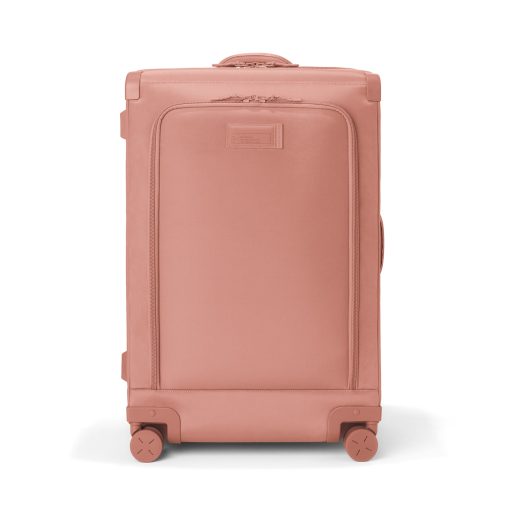 Sydney Checked Luggage in Warm Dust. Larger - 28.5 inch