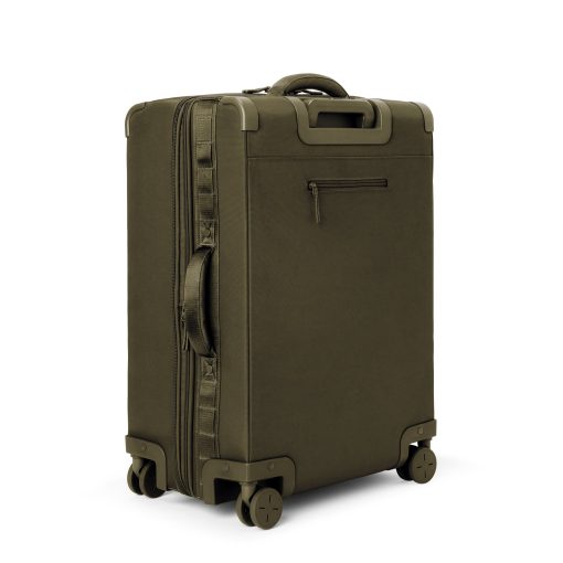 Sydney Checked Luggage in Dark Moss. Smaller - 25 inch - Image 3