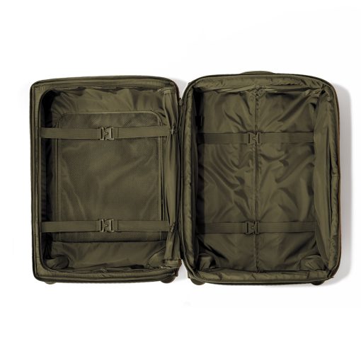 Sydney Checked Luggage in Dark Moss. Smaller - 25 inch - Image 5