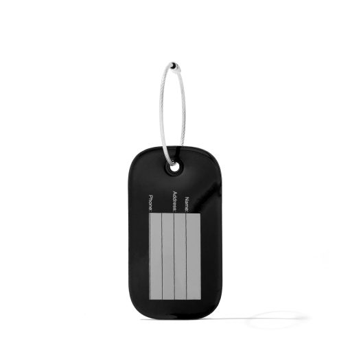 Lima Silicone Luggage Tag in Onyx