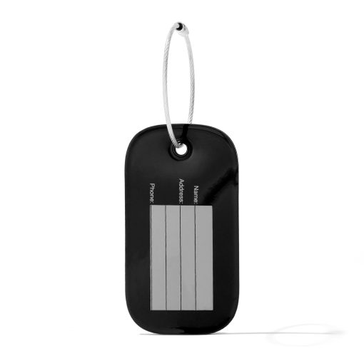 Lima Silicone Luggage Tag in Onyx - Image 5