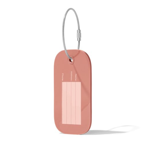 Lima Silicone Luggage Tag in Warm Dust - Image 4