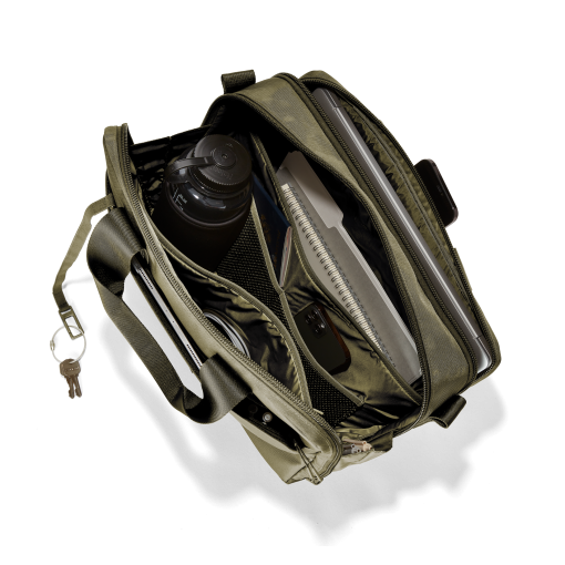 Berlin Travel Brief in Dark Moss - Image 10