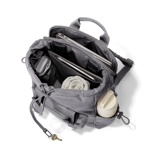 Brooklyn Flap Top Backpack in Ash - Image 10