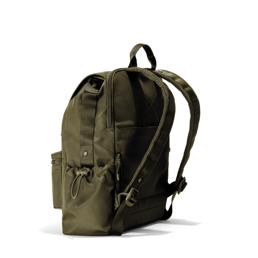 Brooklyn Flap Top Backpack in Dark Moss - Image 8