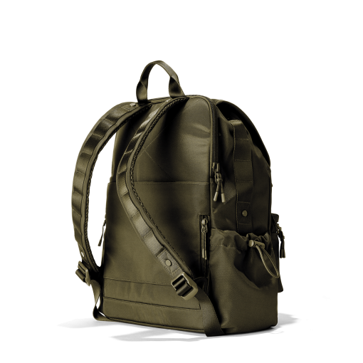 Brooklyn Flap Top Backpack in Dark Moss - Image 7