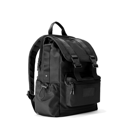 Brooklyn Flap Top Backpack in Onyx - Image 6