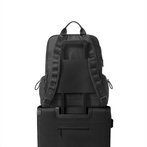 Brooklyn Flap Top Backpack in Onyx - Image 11
