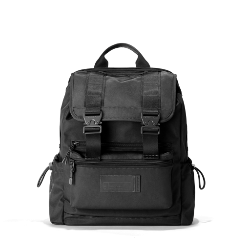 Brooklyn Flap Top Backpack in Onyx - Image 2