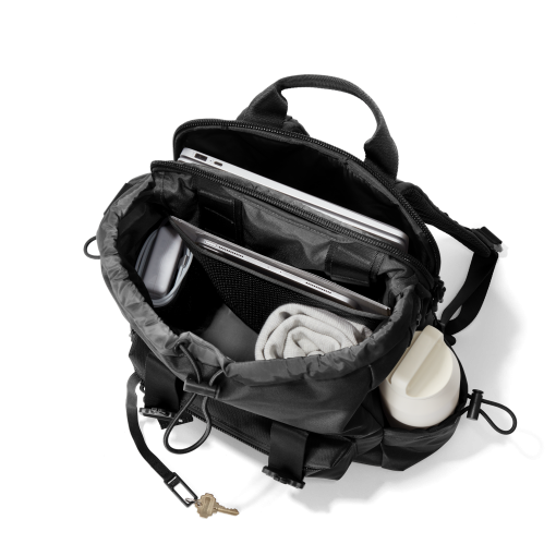 Brooklyn Flap Top Backpack in Onyx - Image 10