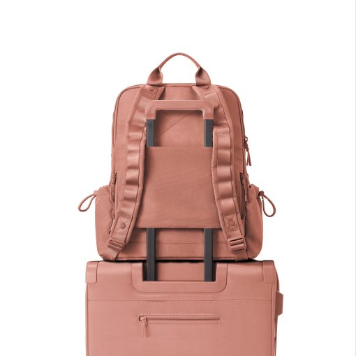 Brooklyn Flap Top Backpack in Warm Dust - Image 11