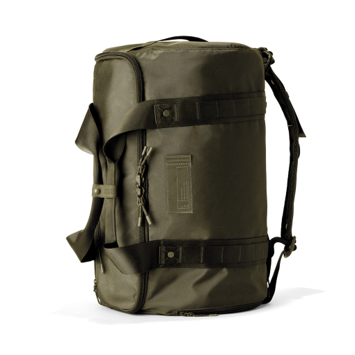 Denver Convertible Duffle in Dark Moss. Large - Image 11