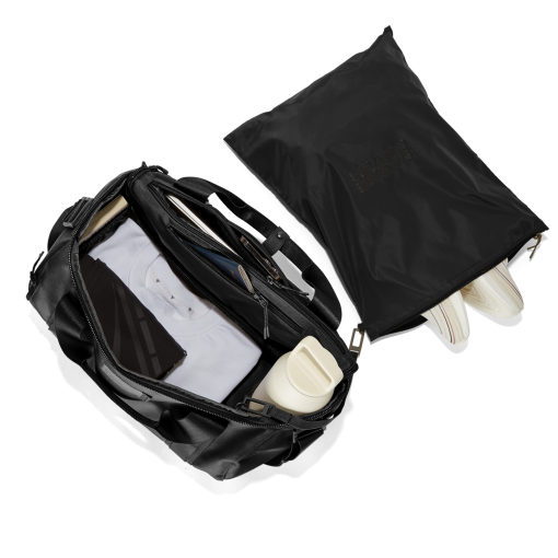 Denver Convertible Duffle in Onyx. Medium - Image 13