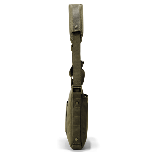 Oslo Slim Laptop Bag in Dark Moss - Image 5