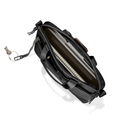 Oslo Slim Laptop Bag in Onyx - Image 10