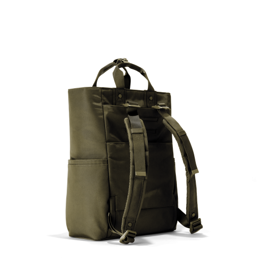 Petra Convertible Tote in Dark Moss - Image 9