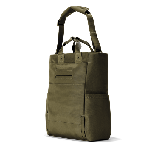 Petra Convertible Tote in Dark Moss - Image 8