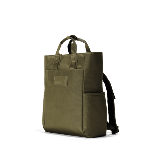 Petra Convertible Tote in Dark Moss - Image 11
