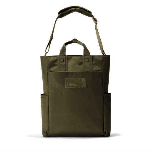 Petra Convertible Tote in Dark Moss - Image 6