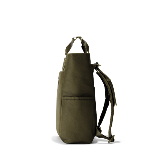 Petra Convertible Tote in Dark Moss - Image 10