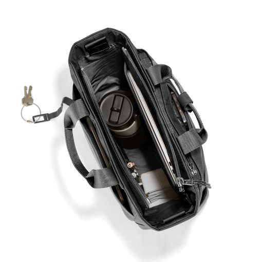 Petra Convertible Tote in Onyx - Image 12