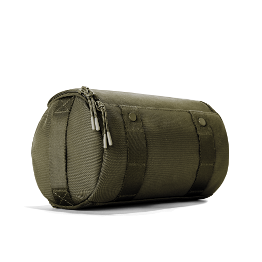 Seoul Dopp Kit in Dark Moss. Large - Image 8