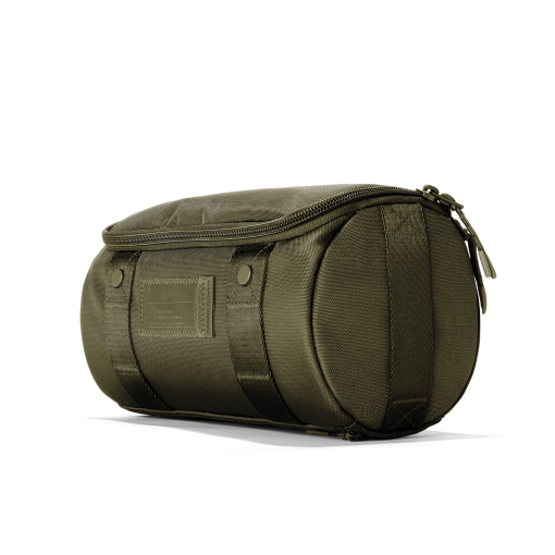 Seoul Dopp Kit in Dark Moss. Large - Image 3