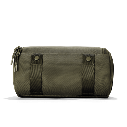 Seoul Dopp Kit in Dark Moss. Large - Image 4
