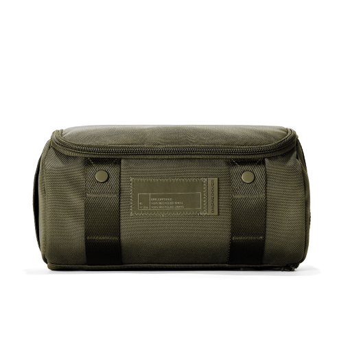 Seoul Dopp Kit in Dark Moss. Large - Image 2