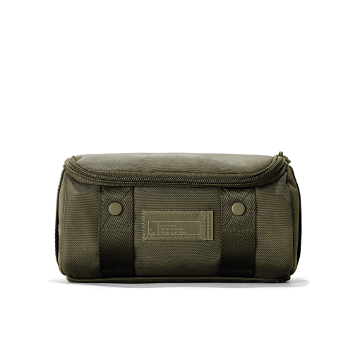 Seoul Dopp Kit in Dark Moss. Small - Image 2